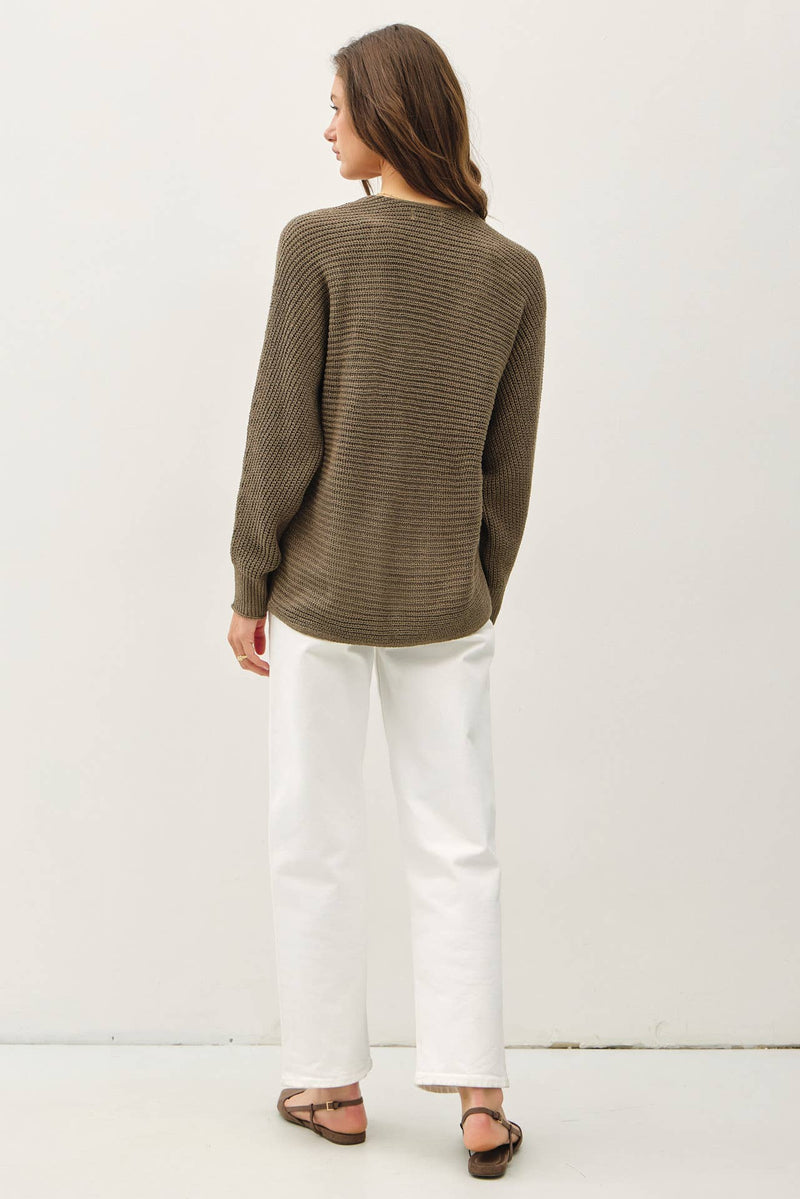The Move Slow Sweater | Dusty Sage