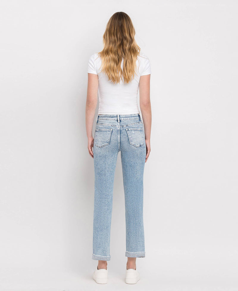 The Willie High Rise Tummy Control Straight Jeans