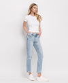 The Willie High Rise Tummy Control Straight Jeans