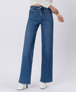 The Lauren Super High Rise Tummy Control Wide Leg Jean