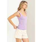 Scoop Neck Tank Top | Lavender