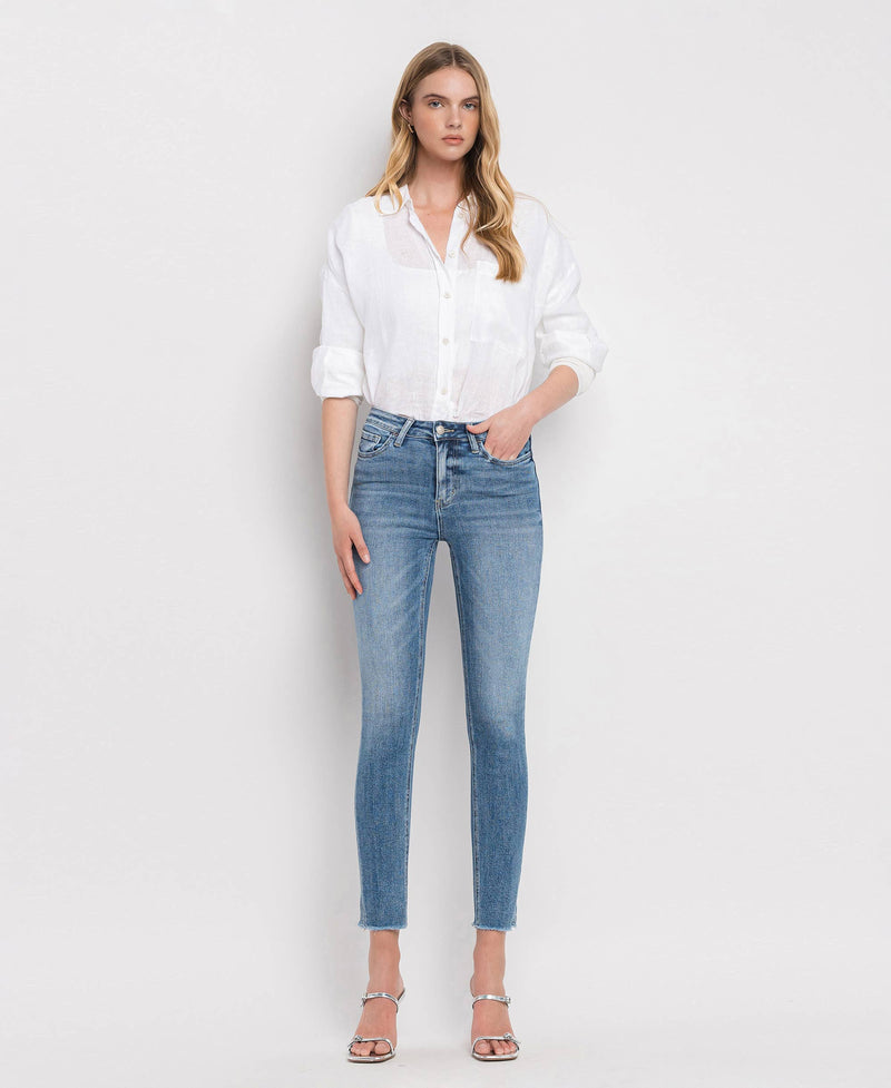 The Lizzie High Rise Crop Skinny Jean