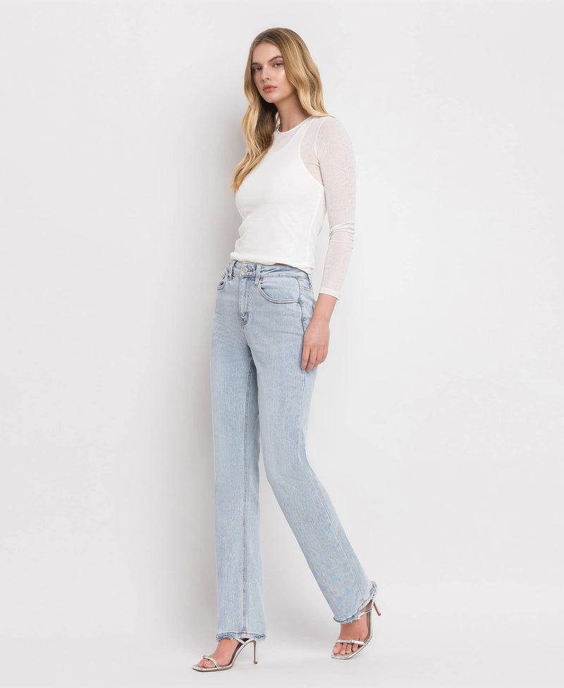 The Tamara Super High Rise Straight Jeans