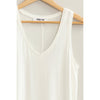 V-Neck Tank Top | White