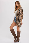Cheetah Dolman Cardigan | Brown