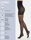 High Waist Shaping Tights | Black