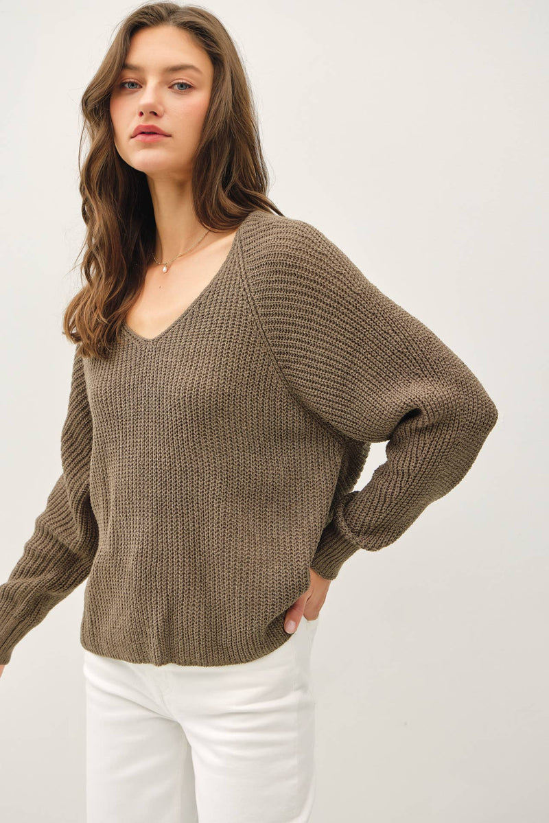 The Move Slow Sweater | Dusty Sage