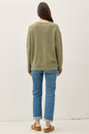 Wool Blend Ultra Soft Crewneck Sweater | Sage