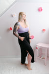 Smocked Cozy Skirt | Black