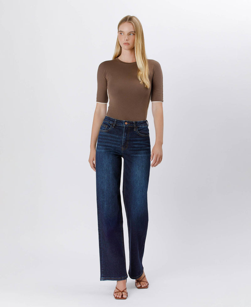 The Kari High Rise Loose Wide Leg Jeans