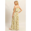 Floral Print Spaghetti Strap Jumpsuit | Matcha