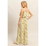 Floral Print Spaghetti Strap Jumpsuit | Matcha