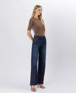 The Kari High Rise Loose Wide Leg Jeans