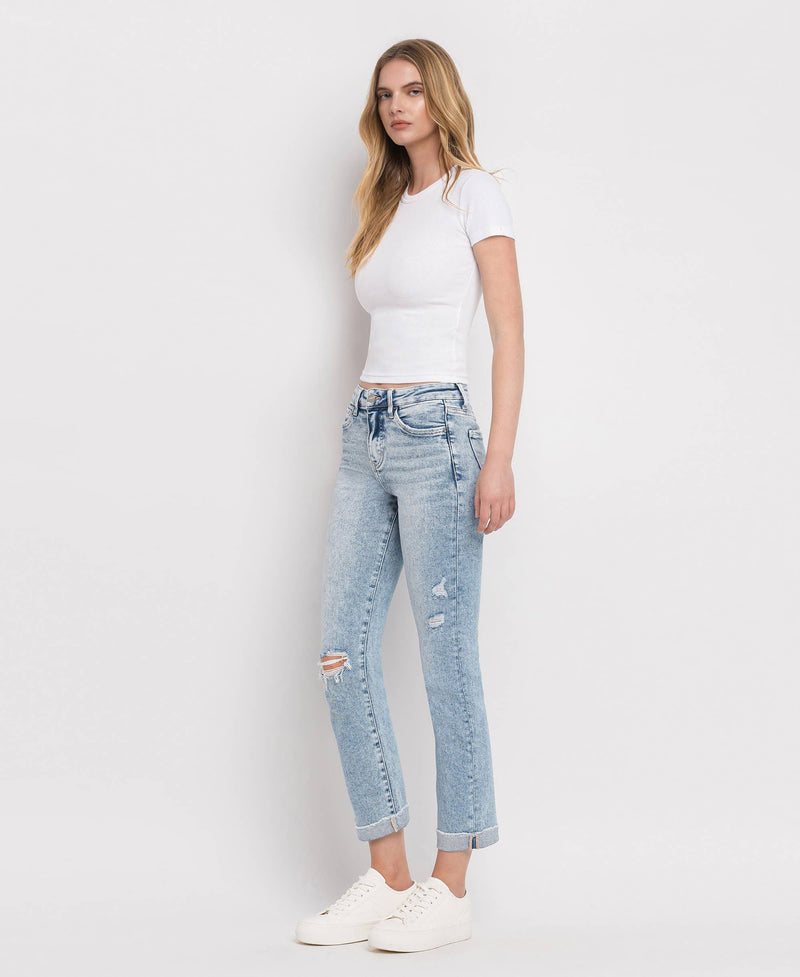 The Willie High Rise Tummy Control Straight Jeans