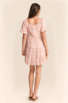 Curvy Floral Ditsy Print Mini Dress