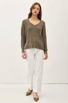 The Move Slow Sweater | Dusty Sage