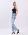 The Abby High Rise Slim Wide Leg Jeans