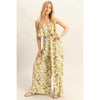 Floral Print Spaghetti Strap Jumpsuit | Matcha
