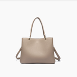 Jenna Bow Spring Satchel: Taupe - MNR Beauty Boutique
