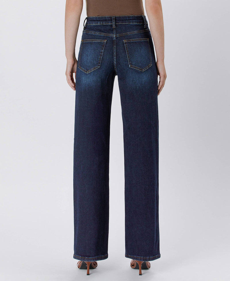The Kari High Rise Loose Wide Leg Jeans
