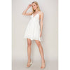 Cotton Cami Mini Dress | White