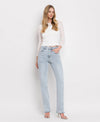 The Tamara Super High Rise Straight Jeans