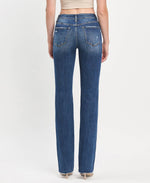 The Erika High Rise Raw Hem Bootcut Jean