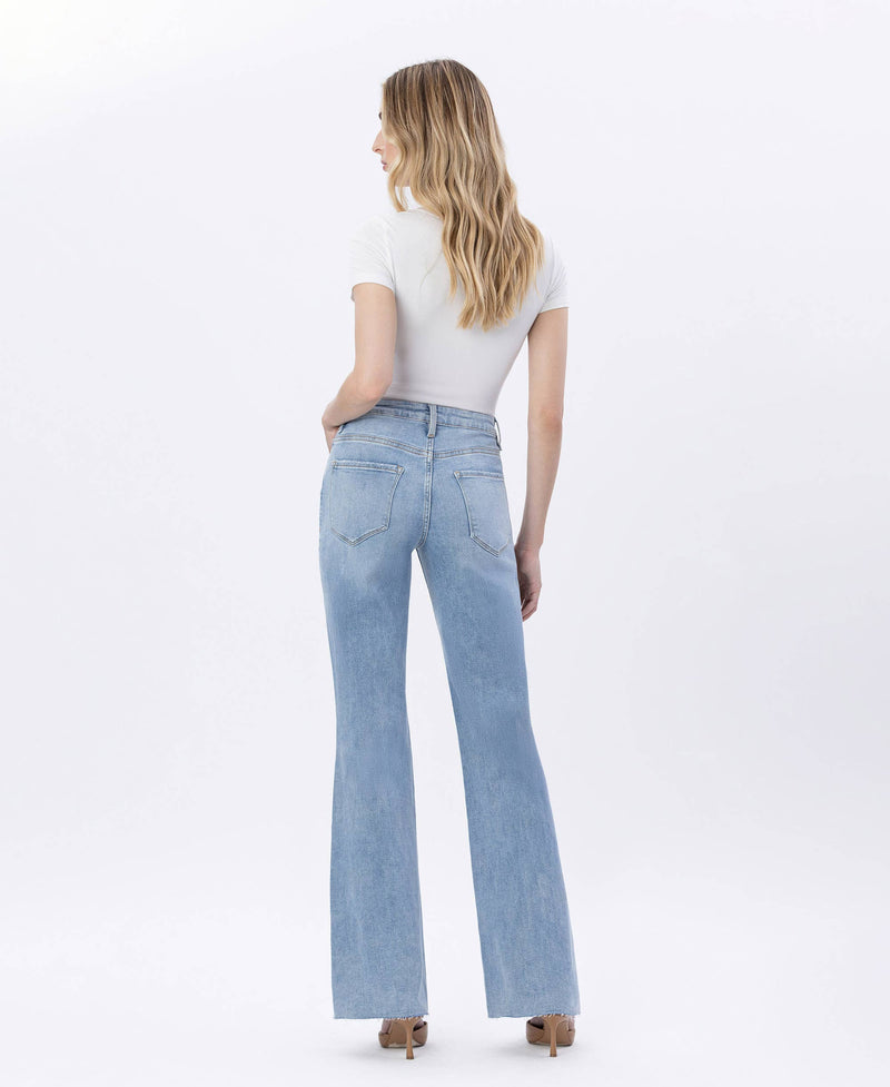 The Bay Super High Rise Flare Jeans