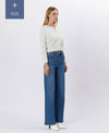 The Curvy Lauren Super High Rise Tummy Control Wide Leg Jean