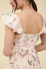 Elizabeth Sweetheart Corset Maxi Dress | Blush