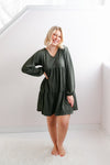 Fall Favourite Long Sleeve Dress | Olive