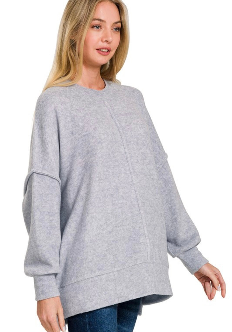 Live In Sweater | H Grey