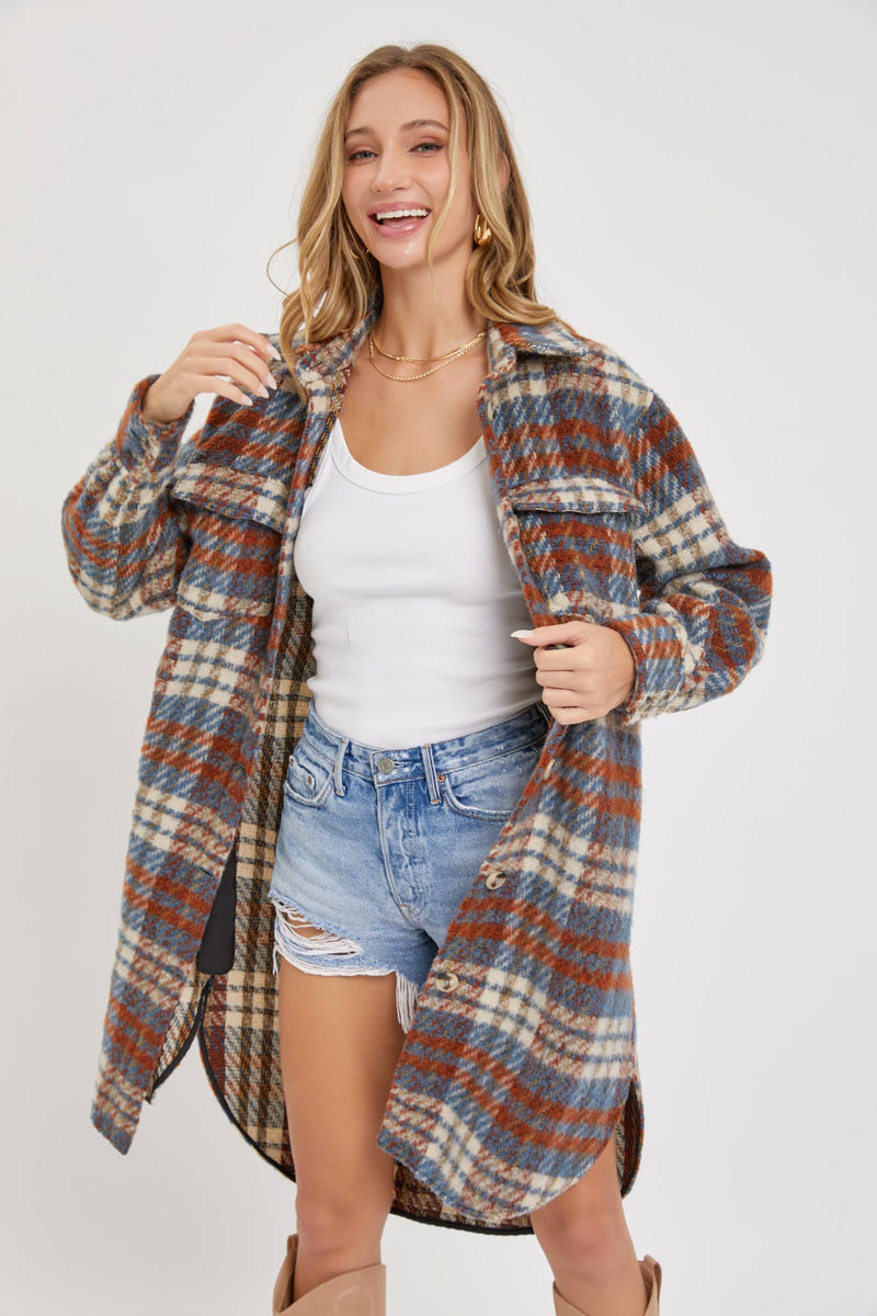 Rustic Shacket | Rust