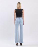 The Abby High Rise Slim Wide Leg Jeans