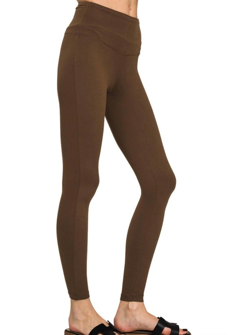 Coziness Leggings  | Brown