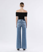 The Hanson Super High Rise Wide Leg Jeans
