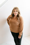 Classic Long Sleeve Sweater | Espresso - MNR Beauty Boutique