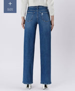 The Curvy Lauren Super High Rise Tummy Control Wide Leg Jean