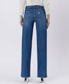 The Lauren Super High Rise Tummy Control Wide Leg Jean