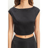 Sleeveless Top And Maxi Skirt Set | Black