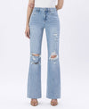 The Bay Super High Rise Flare Jeans
