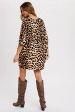Cheetah Dolman Cardigan | Brown