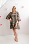 The Bubble Cheetah Dress | Taupe