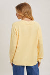 V-Neck Soft Knit Sweater Pullover | Lemonade