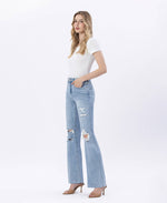 The Bay Super High Rise Flare Jeans