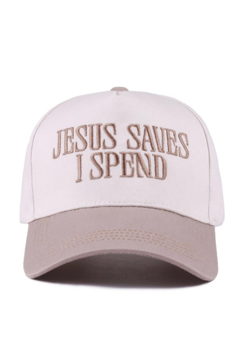 Jesus Saves I Spend | Hat
