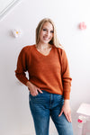 The Move Slow Sweater | Rust