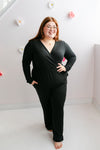 The Curvy Rebecca Jumpsuit |Black