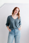 The Move Slow Sweater | Teal