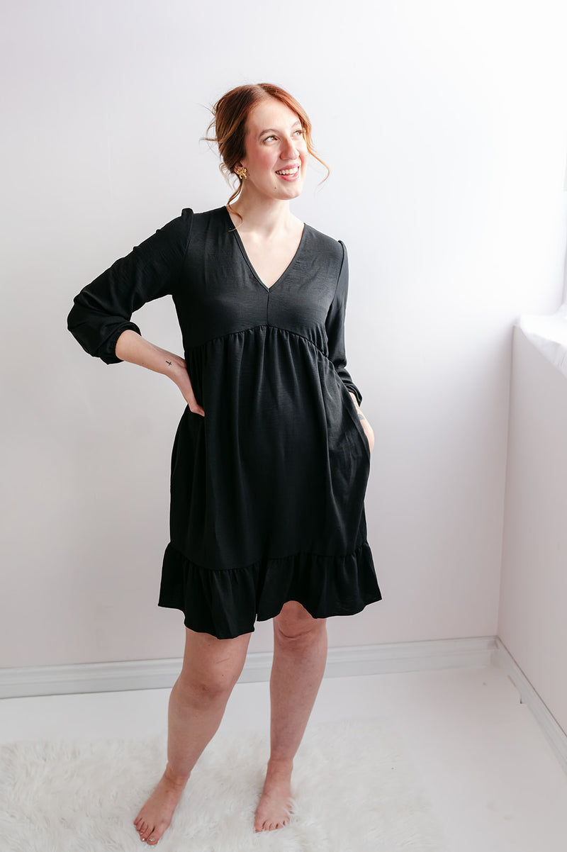 Thankful Mini Dress | Black